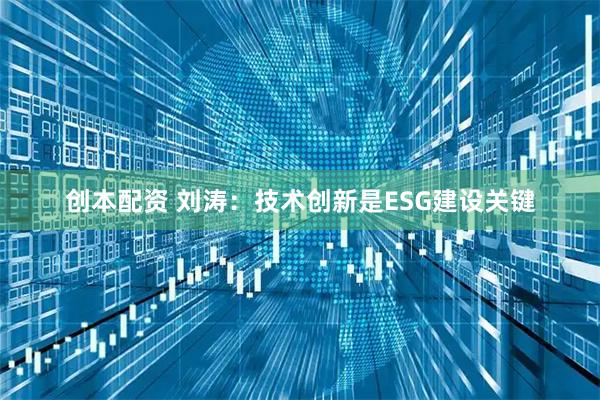创本配资 刘涛：技术创新是ESG建设关键