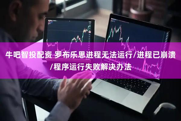 牛吧智投配资 罗布乐思进程无法运行/进程已崩溃/程序运行失败解决办法