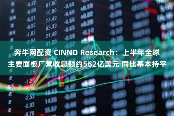 奔牛网配资 CINNO Research：上半年全球主要面板厂营收总额约562亿美元 同比基本持平